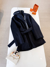 HERMES 25S MID-LENGTH KNIT COAT 266