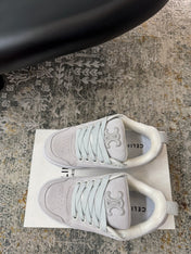 CELINE 26S SNEAKER IN LIGHT GREY SUEDE