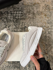 CELINE 26S SNEAKER IN LIGHT GREY SUEDE