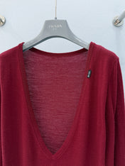 PRADA 26S V-NECK SWEATER 815