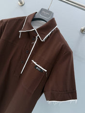 PRADA 26S SHORT SLEEVED POLO SHIRT 808