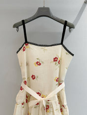 PRADA 26S FLORAL SPAGHETTI STRAP DRESS STYLE 992