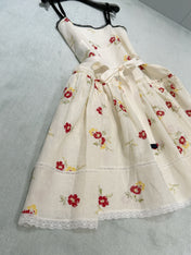 PRADA 26S FLORAL SPAGHETTI STRAP DRESS STYLE 992