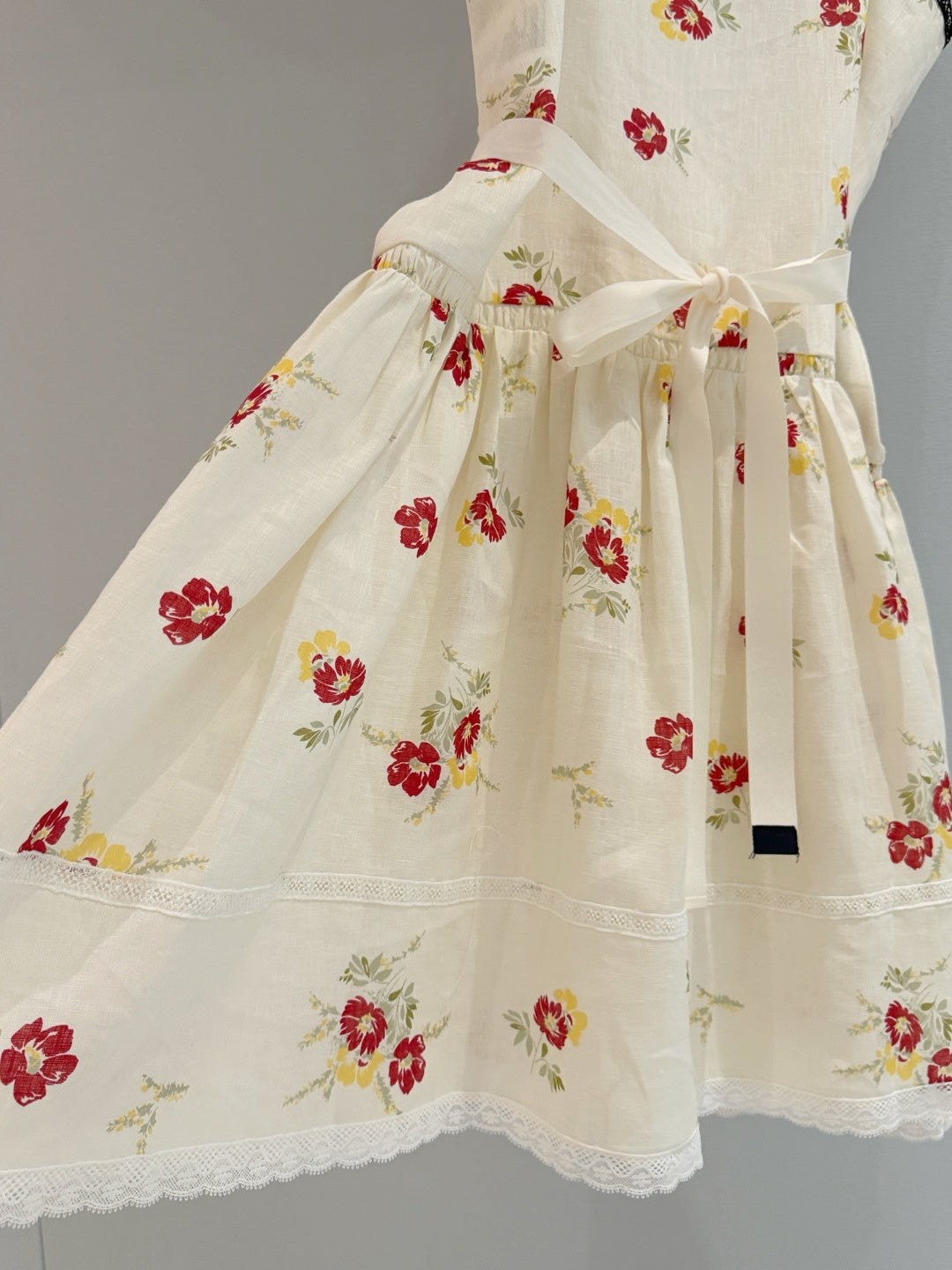 PRADA 26S FLORAL SPAGHETTI STRAP DRESS STYLE 992