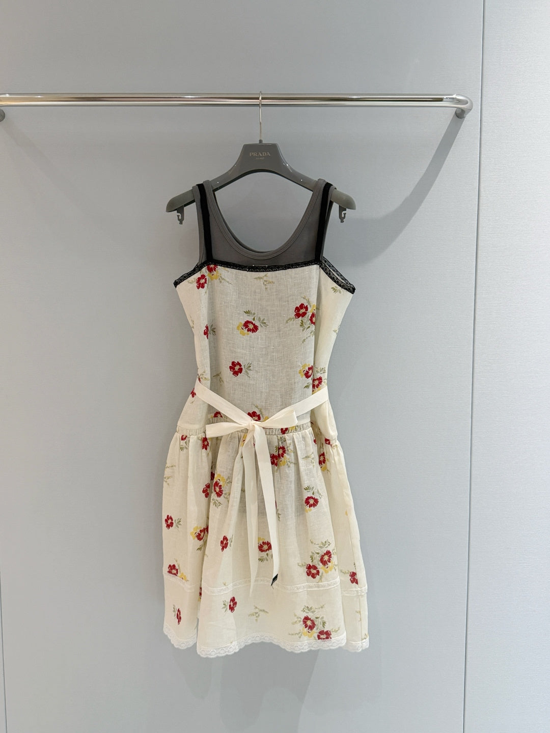 PRADA 26S FLORAL SPAGHETTI STRAP DRESS STYLE 992