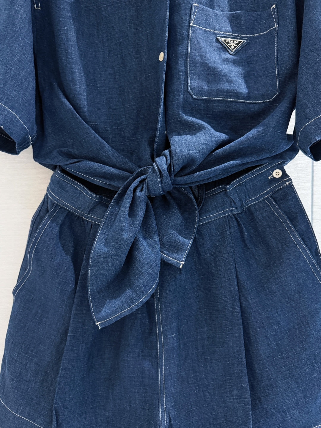 PRADA 26S DENIM JUMPSUIT 996