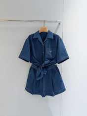 PRADA 26S DENIM JUMPSUIT 996