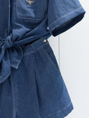 PRADA 26S DENIM JUMPSUIT 996