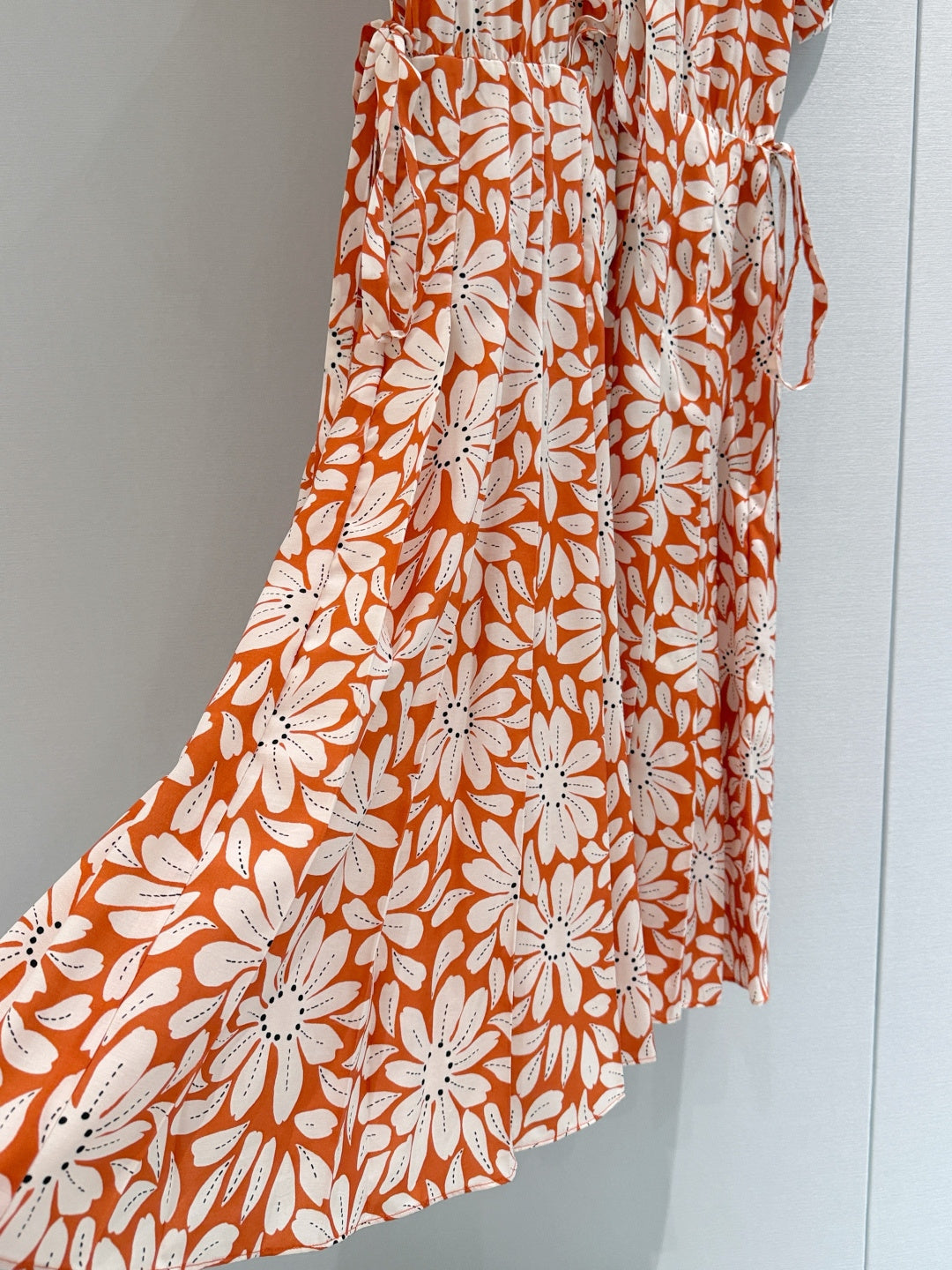 PRADA 26S PRINTED PLEATED DRESS STYLE 987
