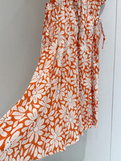 PRADA 26S PRINTED PLEATED DRESS STYLE 987