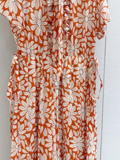 PRADA 26S PRINTED PLEATED DRESS STYLE 987
