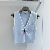 PRADA 26S V-NECK KNIT VEST 1201