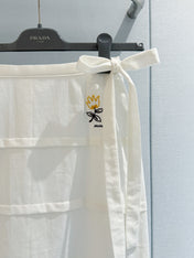 PRADA 26S COTTON MIDI SKIRT STYLE 965