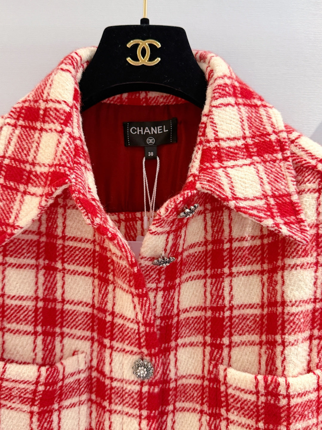 CHANEL 26S TWEED SHIRT 1593