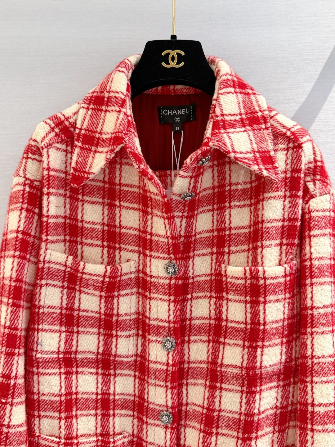 CHANEL 26S TWEED SHIRT 1593