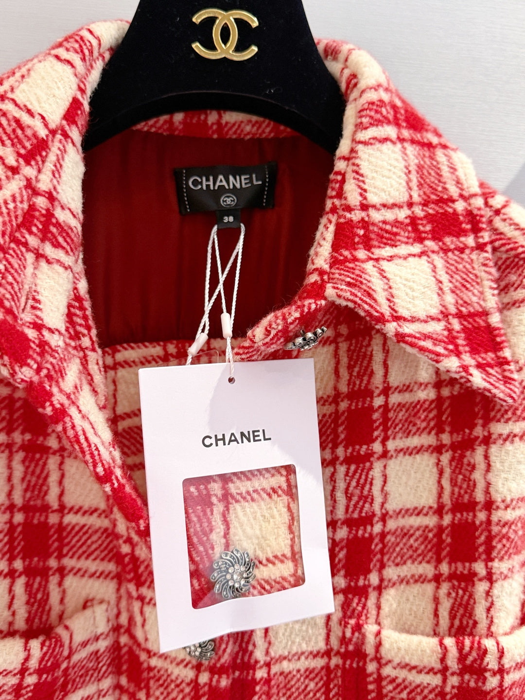 CHANEL 26S TWEED SHIRT 1593