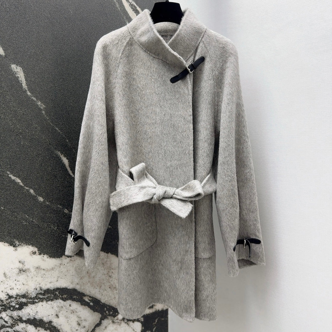 HERMES 25S CROPPED STAND-COLLAR JACKET 444