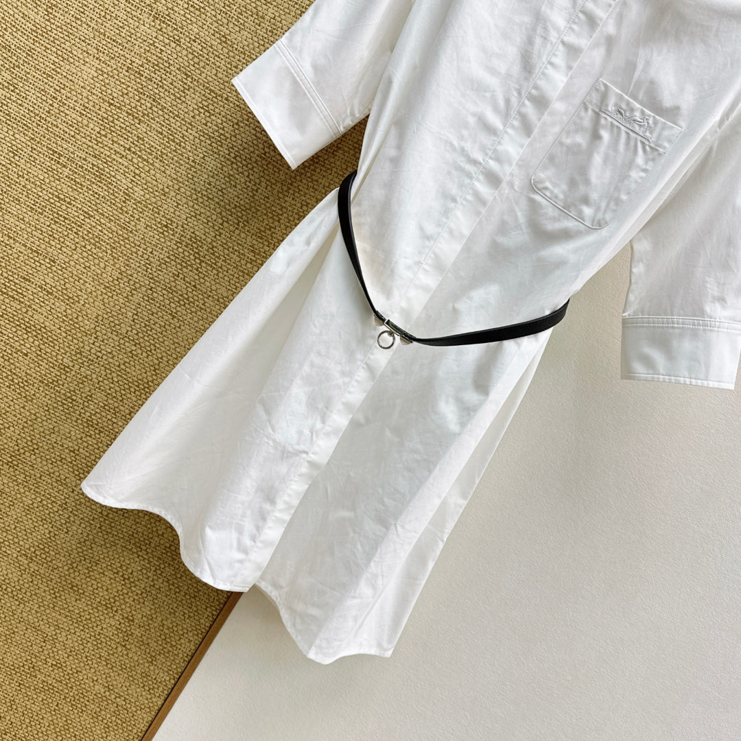HERMES 26S SHIRT DRESS 778