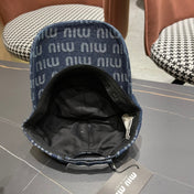 MM BASEBALL CAP IN BLUE DENIM