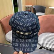 MM BASEBALL CAP IN BLUE DENIM