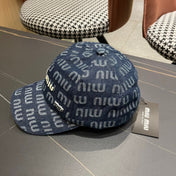 MM BASEBALL CAP IN BLUE DENIM