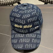 MM BASEBALL CAP IN BLUE DENIM