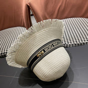 BUCKET HAT IN WHITE RAFFIA 653604