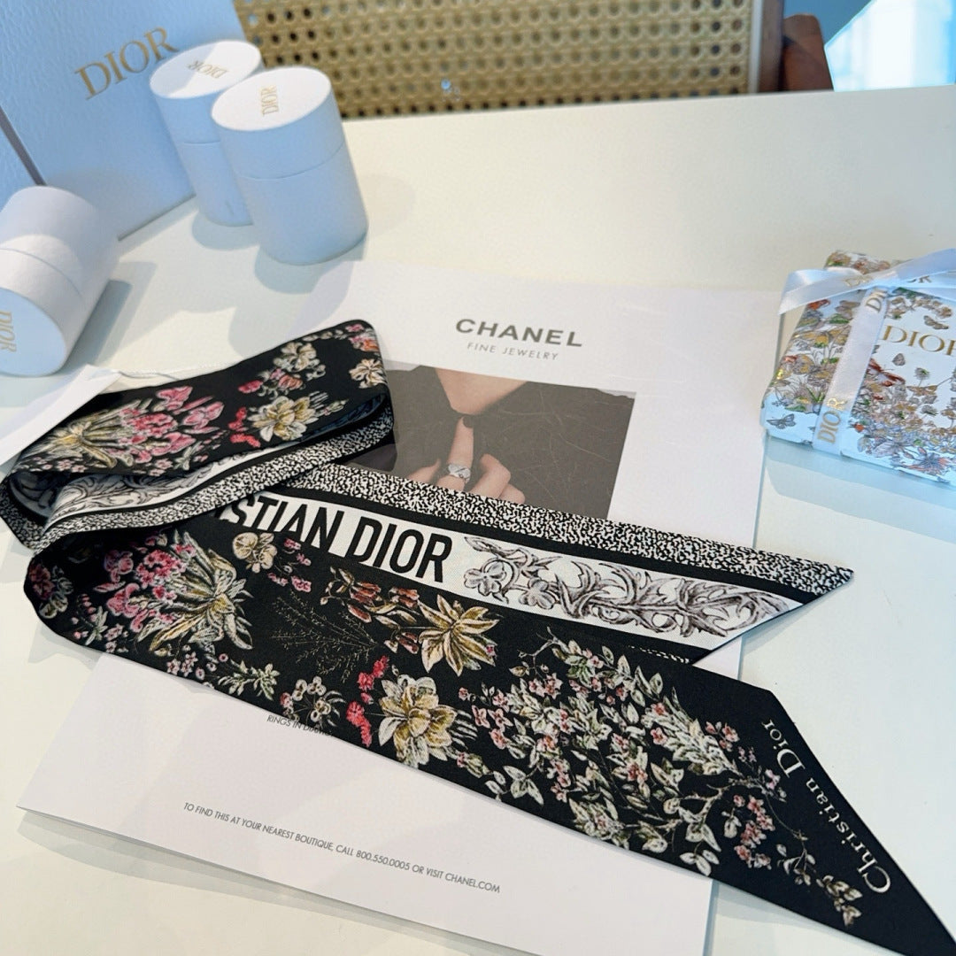 DIOR 26S SCARF 105CM IN SILK 316519