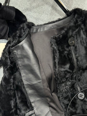 HERMES 25S SHEEPSKIN LEATHER JACKET 481