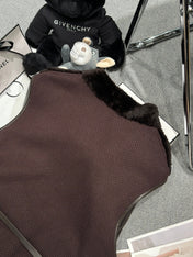 HERMES 25S SHEARLING VEST 375