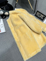 CHANEL 25S SHEEP FUR COAT 504