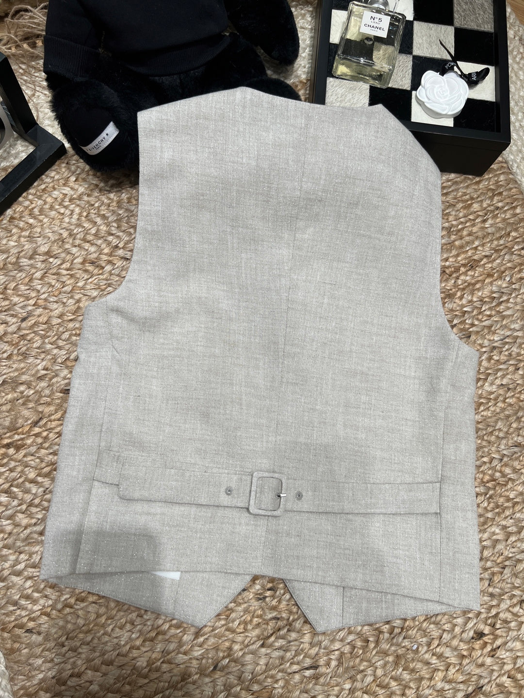 RALPH LAUREN 26S CLASSIC LINEN VEST 432