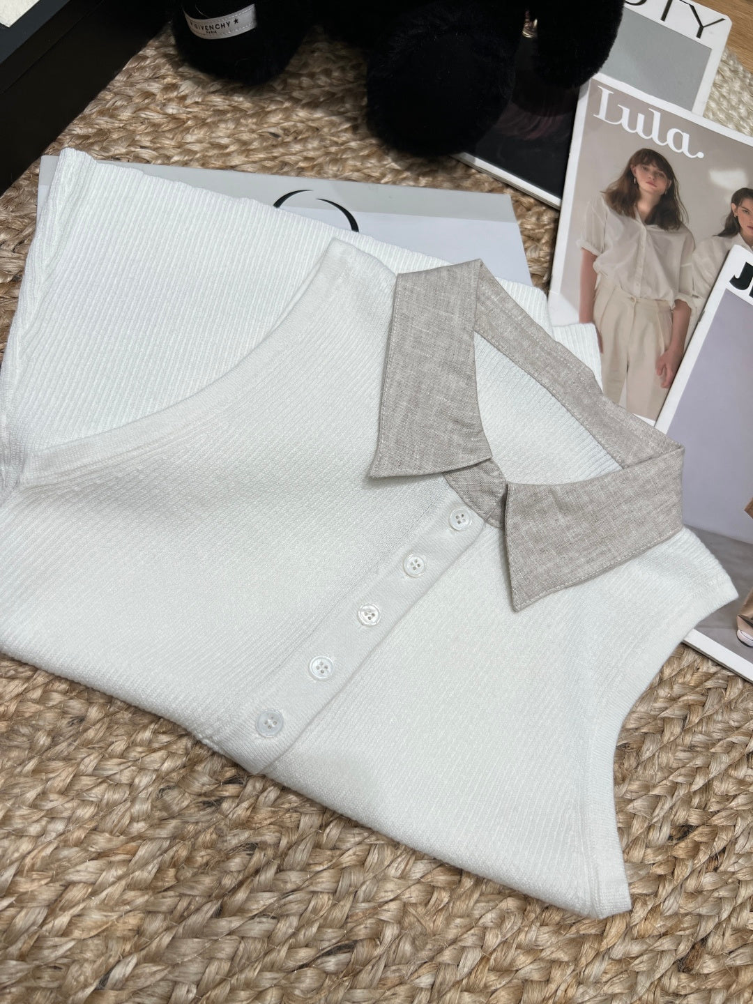 RALPH LAUREN 26S SLEEVELESS POLO KNIT TOP 421