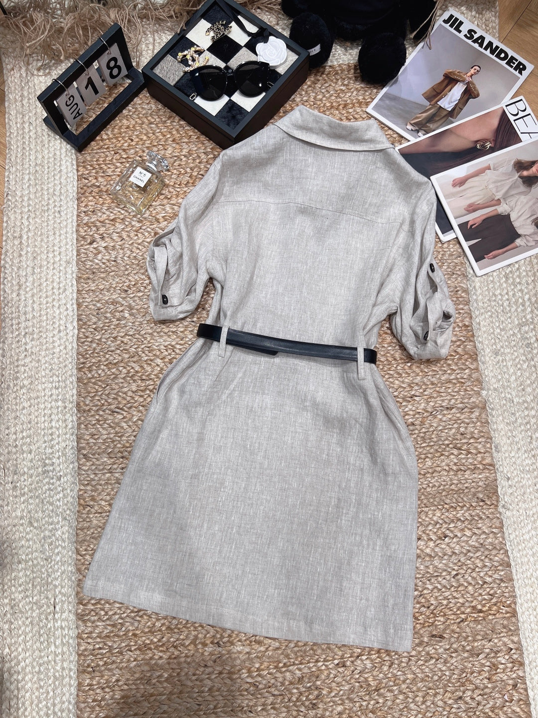 RALPH LAUREN 26S LINEN DRESS 434
