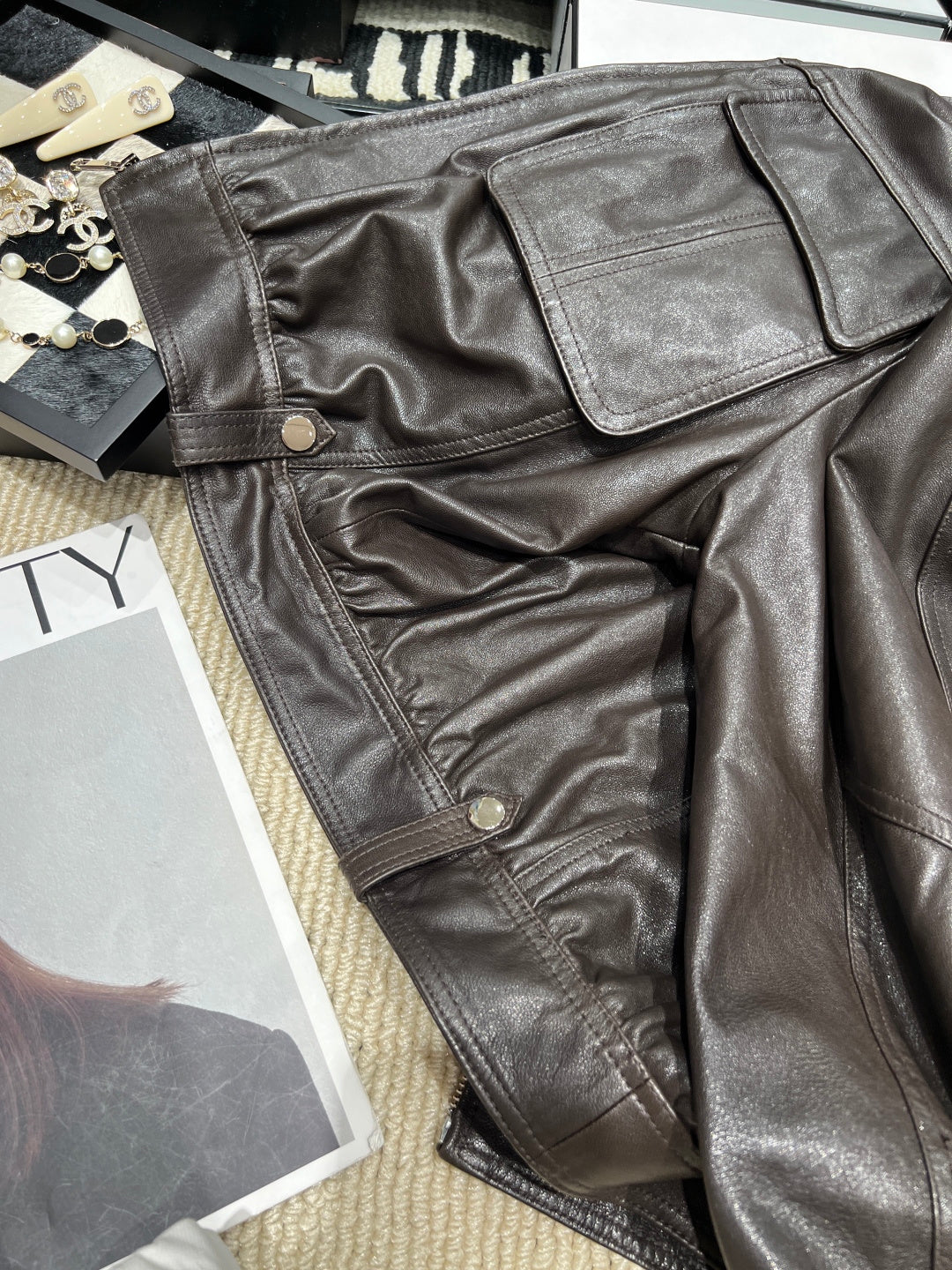 YSL 26S LEATHER JACKET 443
