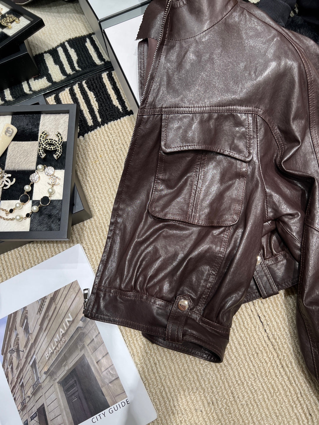 YSL 26S LEATHER JACKET 444