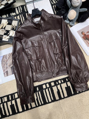 YSL 26S LEATHER JACKET 444