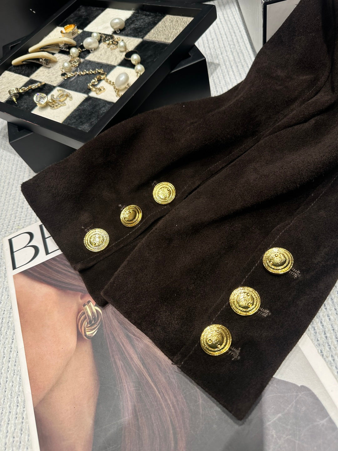YSL 26S ROUND NECK JACKET 448