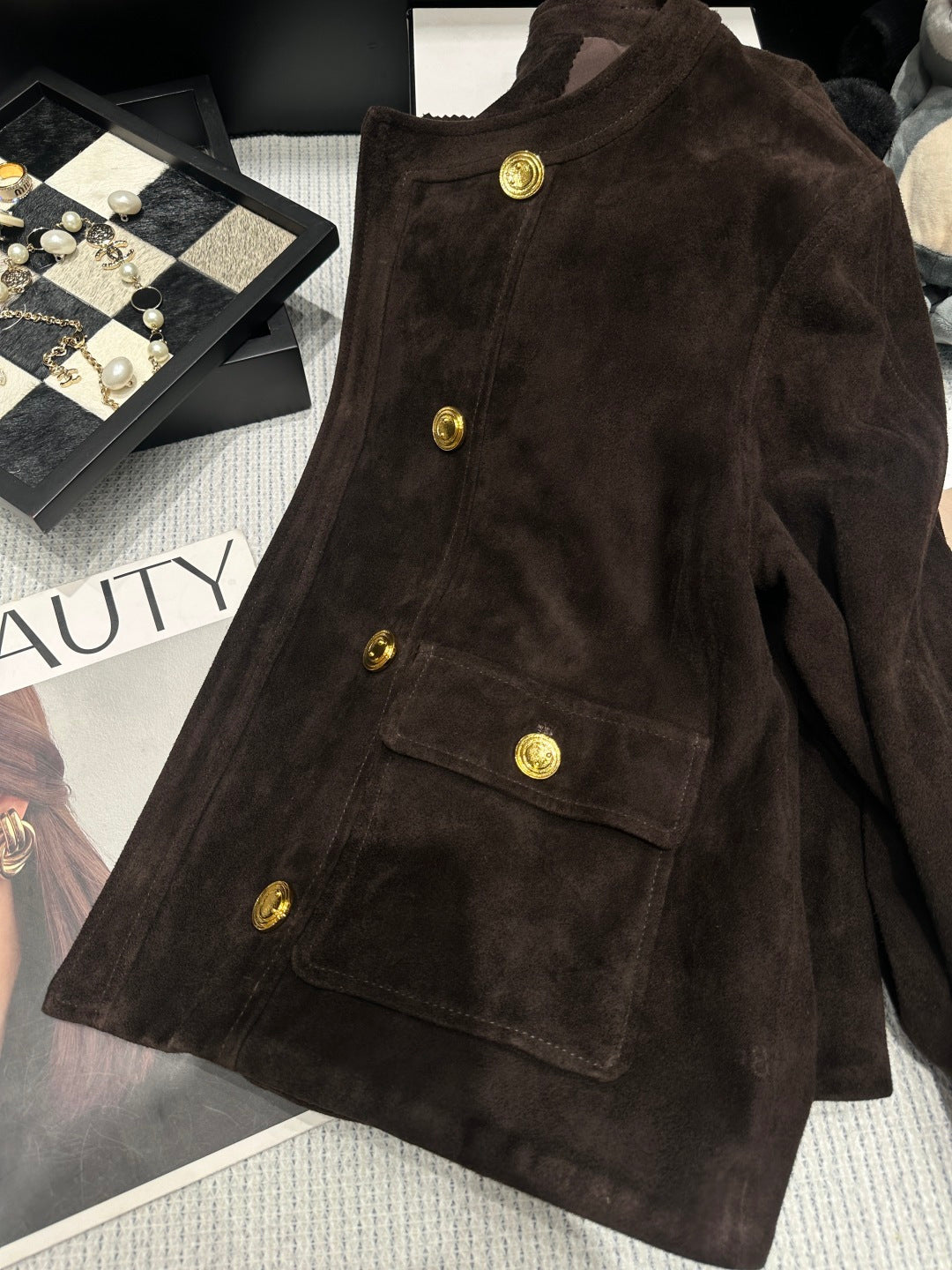YSL 26S ROUND NECK JACKET 448