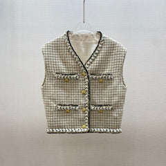 CHANEL 25S TWEED FOUR-POCKET BLAZER 315