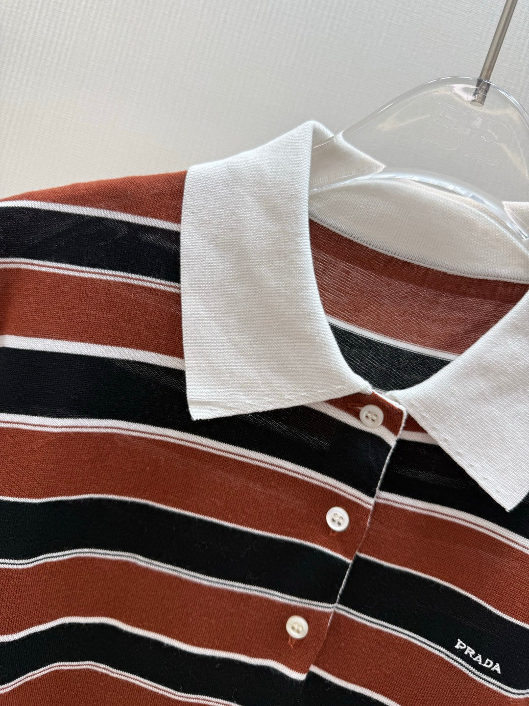 PRADA 26S STRIPED LONG-SLEEVE KNIT SWEATER 1058