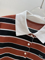 PRADA 26S STRIPED LONG-SLEEVE KNIT SWEATER 1058
