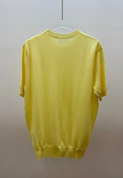 PRADA 26S SHORT-SLEEVE KNIT TOP 1057