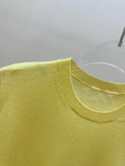 PRADA 26S SHORT-SLEEVE KNIT TOP 1057