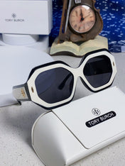 BURBERRY 26S GEOMETRIC POLYGONAL FRAME IN ACETATE 427667