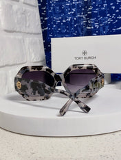 BURBERRY 26S GEOMETRIC POLYGONAL FRAME IN ACETATE 427668