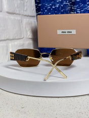 MIUMIU 26S SQUARE FRAME IN METAL 443523