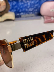 MIUMIU 26S SQUARE FRAME IN METAL 443523