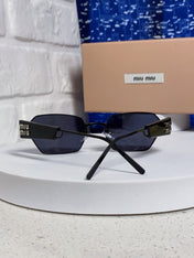 MIUMIU 26S SQUARE FRAME IN METAL 443323