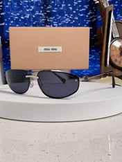 MIUMIU 26S RECTANGULAR FRAME IN METAL 426399